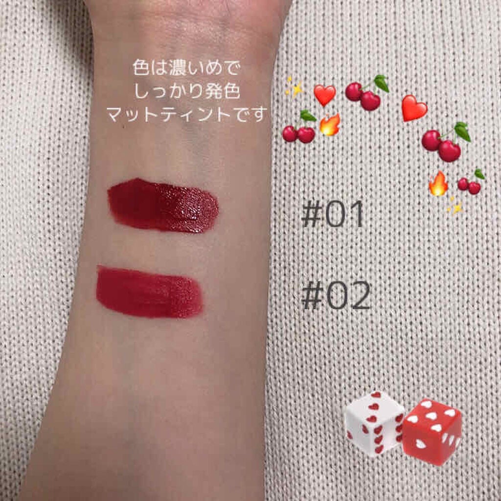 インク ベルベット/PERIPERA/口紅を使ったクチコミ(3枚目)