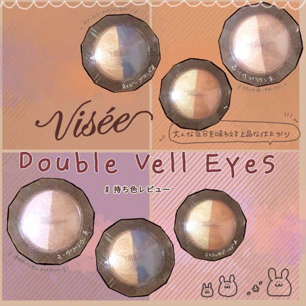 ダブルヴェール アイズ BL-4 ネイビーブロンズ系/Visée/アイシャドウパレットを使ったクチコミ(1枚目)
