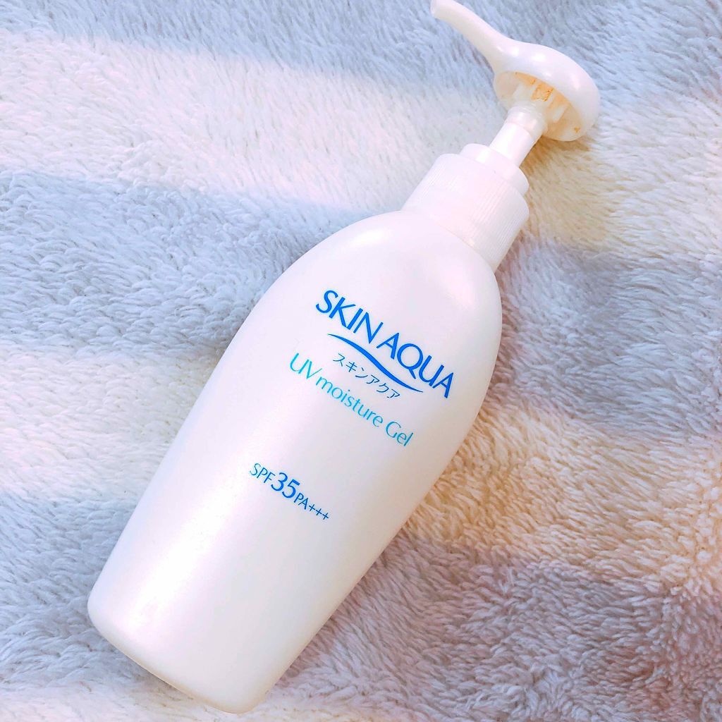 スキンアクア スーパーモイスチャージェル 140g（ポンプ）【旧】/スキンアクア/日焼け止めジェルを使ったクチコミ（1枚目）