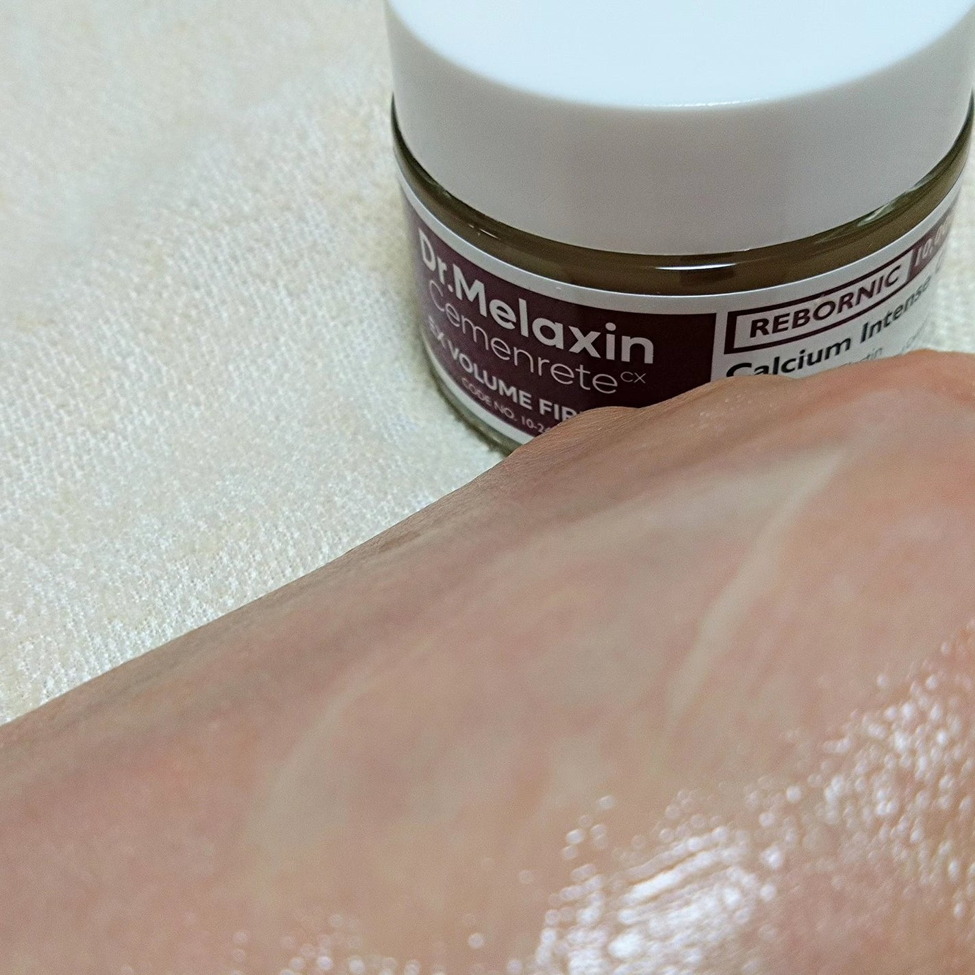 Cemenrete Calcium Intense Cream/Dr.Melaxin/フェイスクリームを使ったクチコミ(10枚目)