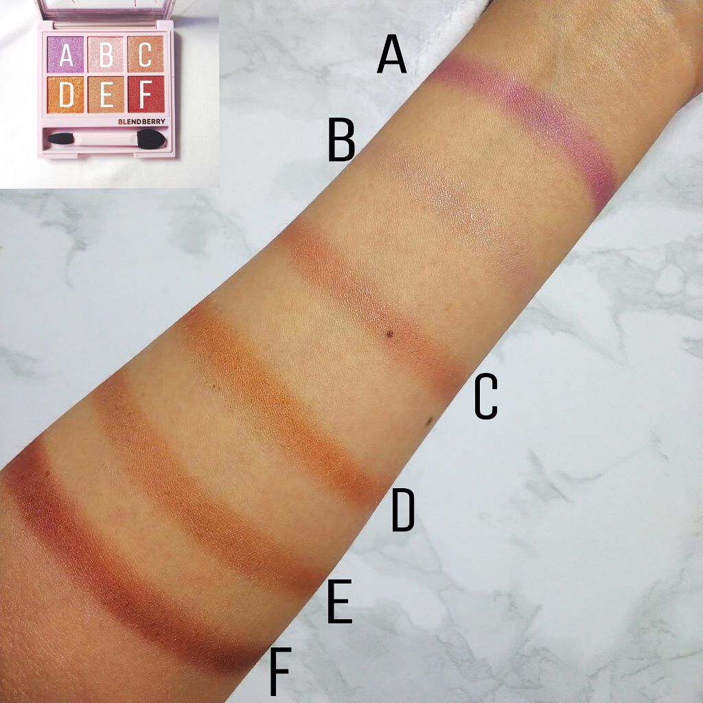 オーラクリエイション/BLEND BERRY/アイシャドウパレットを使ったクチコミ(4枚目)