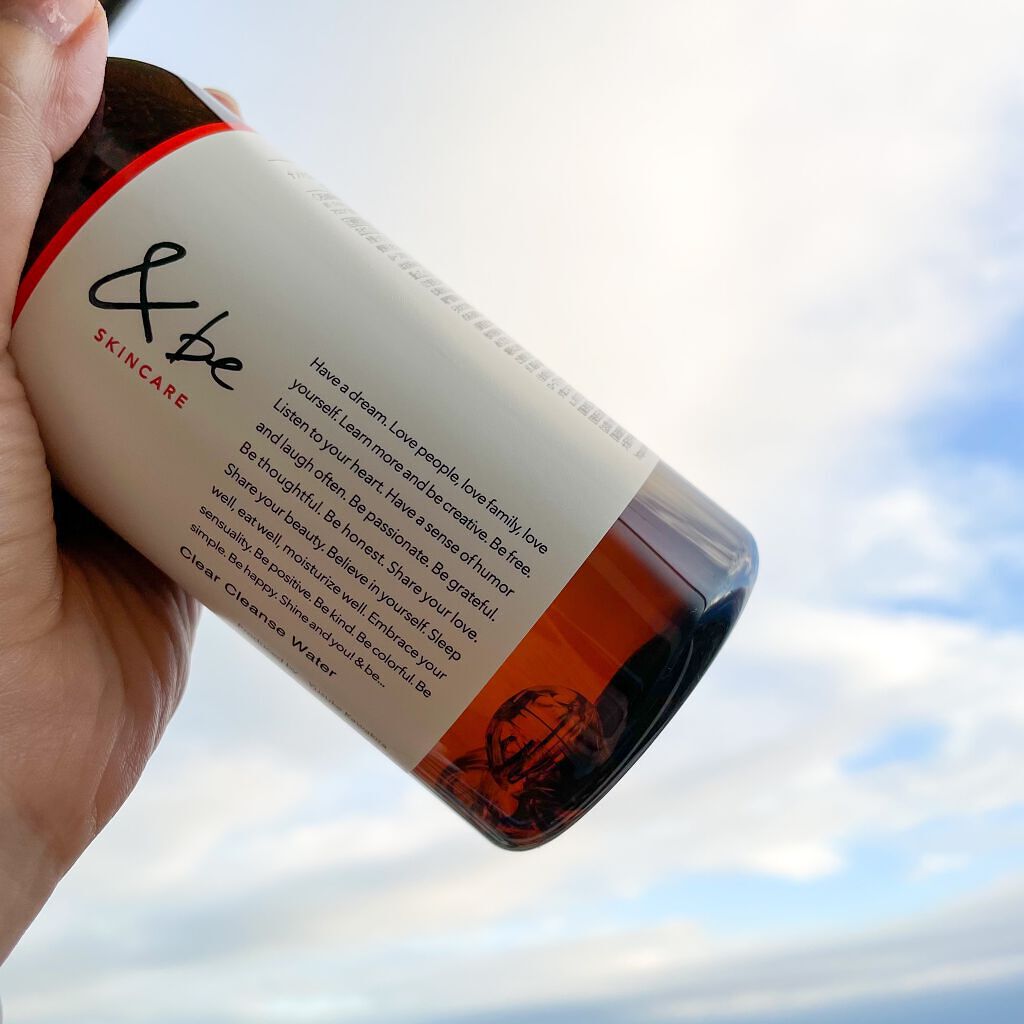 &be クリアクレンズウォーター/&be/クレンジングウォーターを使ったクチコミ(1枚目)