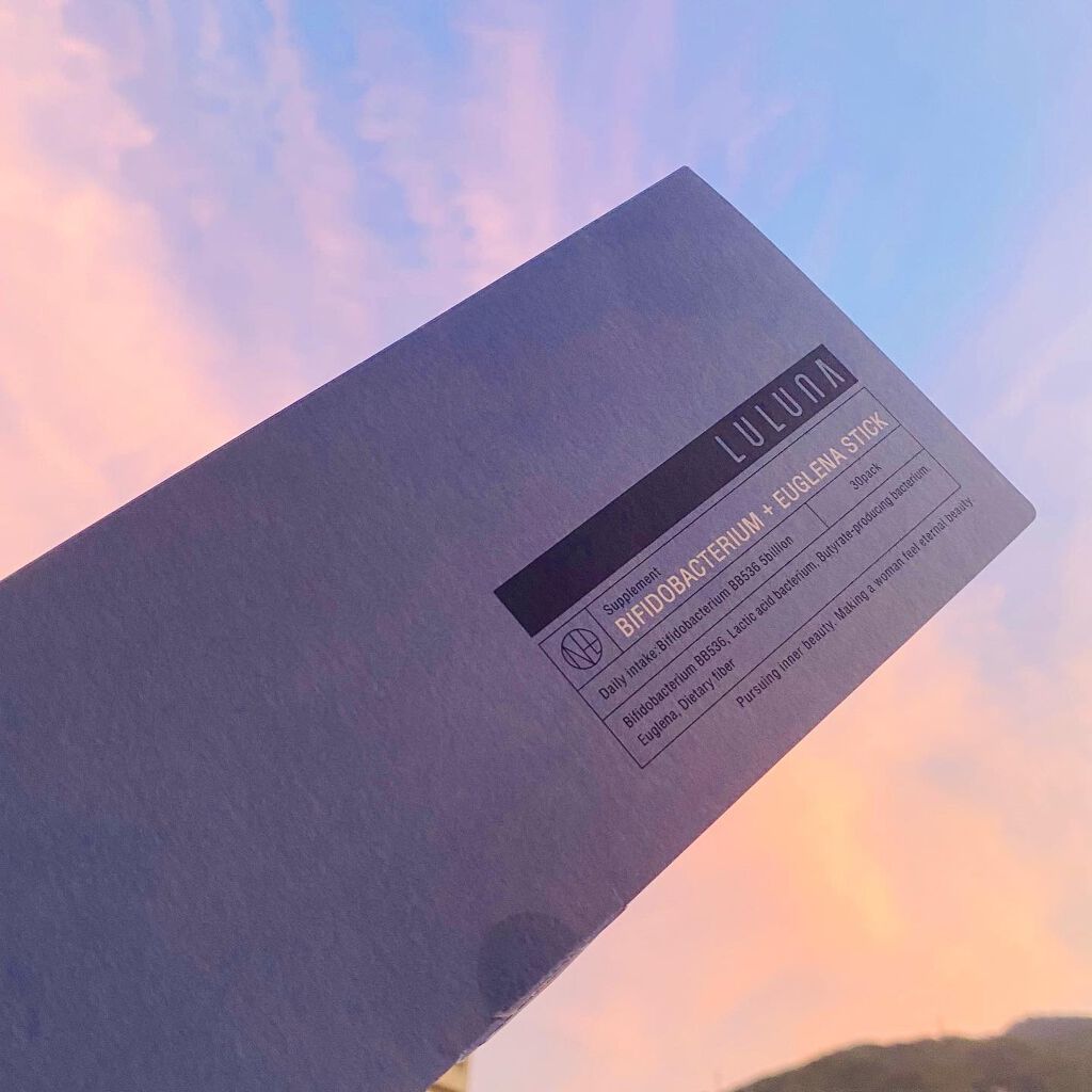 BIFIDOBACTERIUM + EUGLENA STICK (ビフィズス菌+ユーグレナ スティック) /LULUNA/健康サプリメントを使ったクチコミ(1枚目)