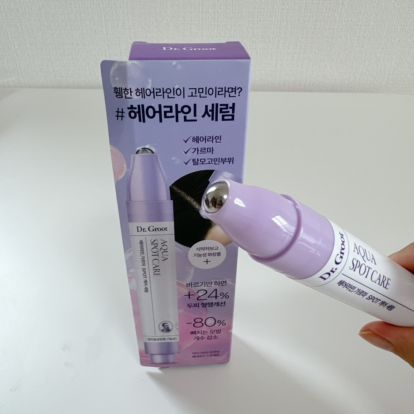 アクア頭皮 ロールオン/Dr.Groot/頭皮ローションを使ったクチコミ（3枚目）