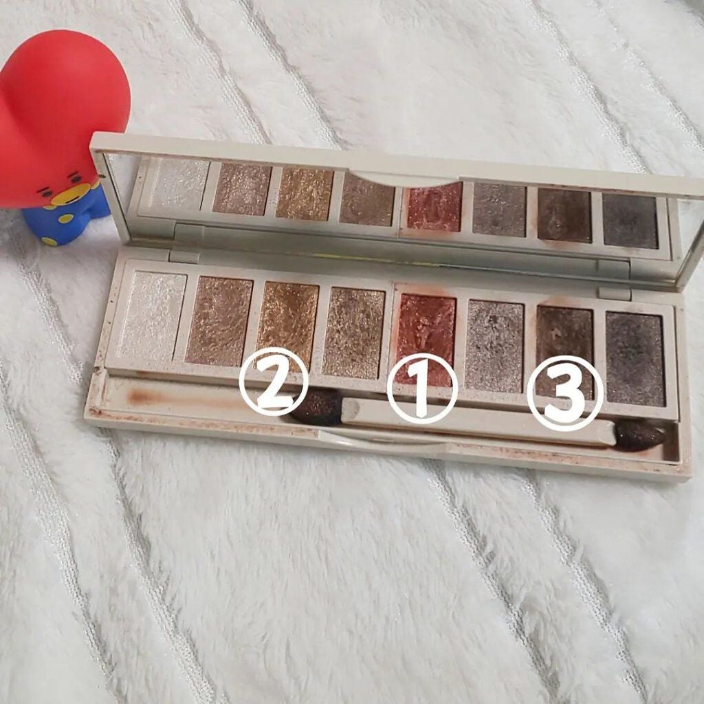 きつね on LIPS 「今日のメイク🐥うわーメジリノラインガガタツイテル😒今日はオレン..」(2枚目)