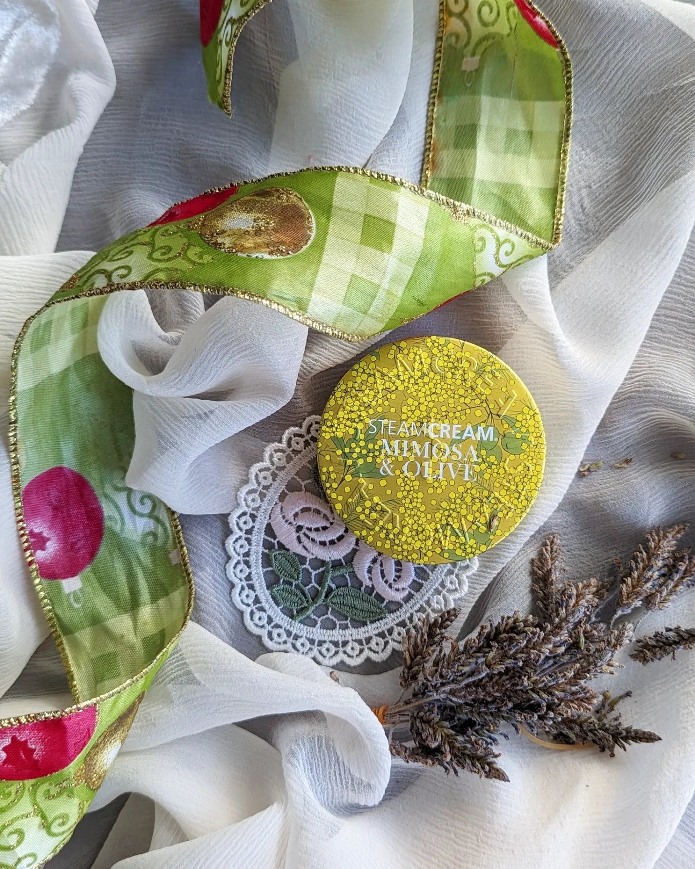 スチームクリーム ミモザ&オリーブ/STEAMCREAM/ボディクリームを使ったクチコミ(1枚目)