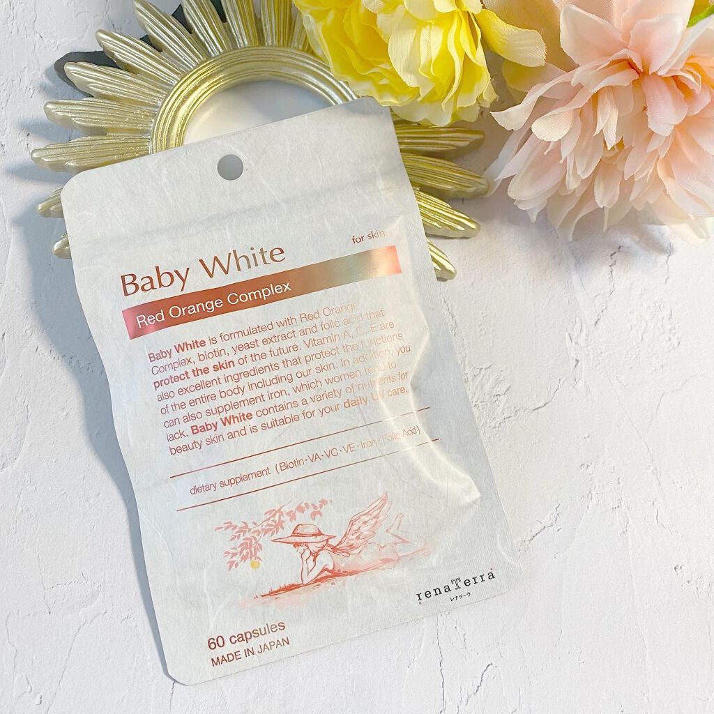Baby White 60粒/renaTerra/美容サプリメントを使ったクチコミ(3枚目)