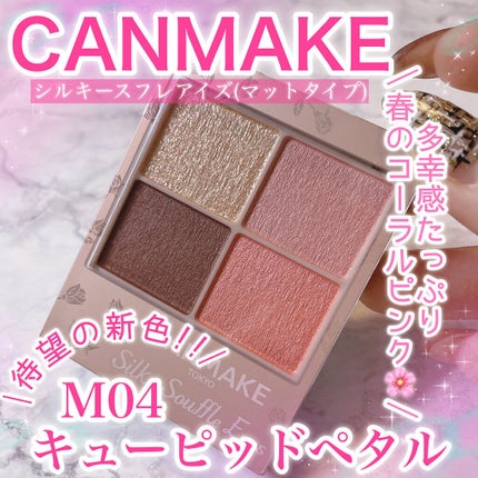 シルキースフレアイズ(マットタイプ)/キャンメイク/アイシャドウパレットを使ったクチコミ(1枚目)