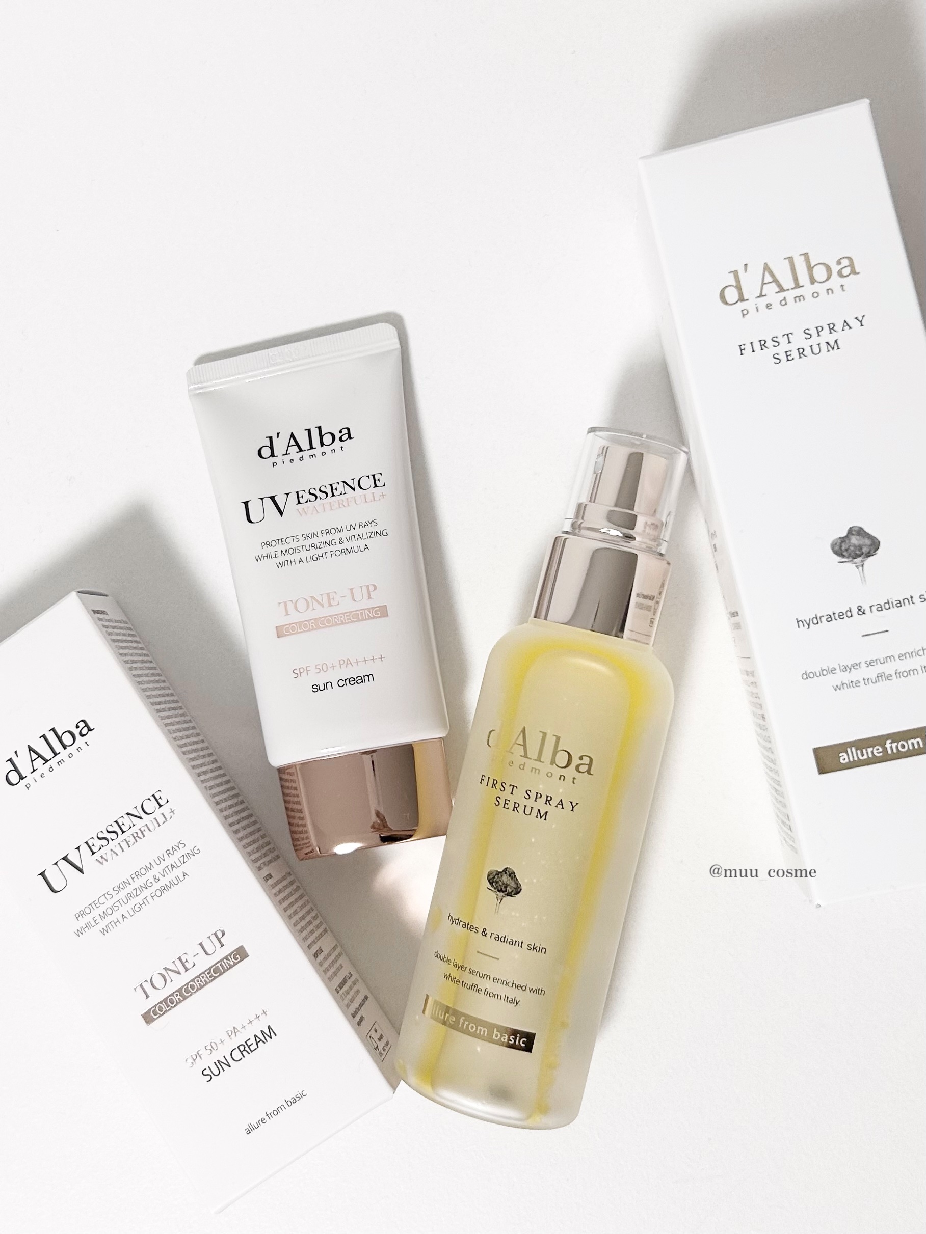 ダルバ ホワイトトリュフファーストスプレーセラム/ダルバ/ミスト状化粧水を使ったクチコミ（1枚目）