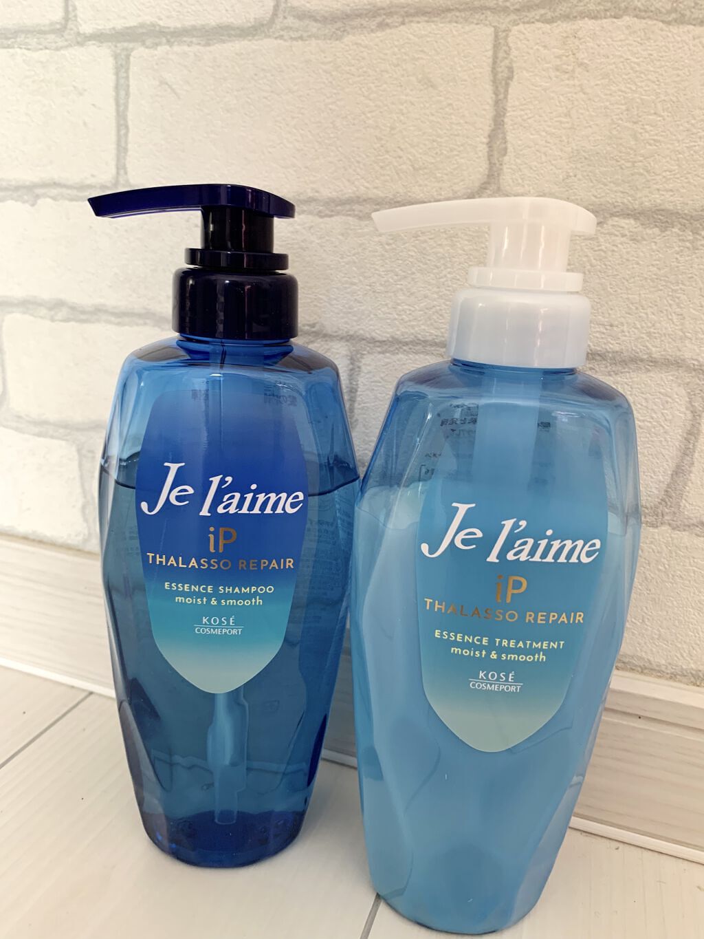 iP タラソリペア 補修美容液 シャンプー/トリートメント (モイスト＆スムース)/Je l'aime/市販シャンプーを使ったクチコミ（3枚目）