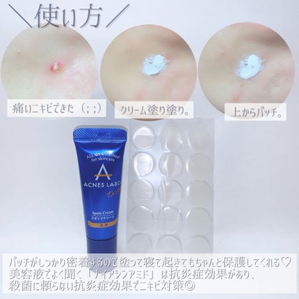 薬用ニキビケア スポッツクリーム/アクネスラボ/フェイスクリームを使ったクチコミ(3枚目)