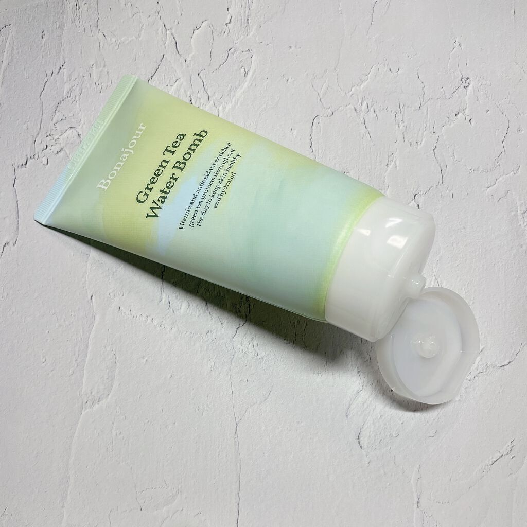 グリーンティーウォーターボム/Bonajour/フェイスクリームを使ったクチコミ（3枚目）