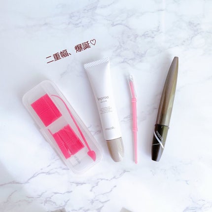 フリーファイバー120<下地&カッター付き>スタンダードタイプ 120本入/メザイク/二重まぶた用アイテムを使ったクチコミ(1枚目)