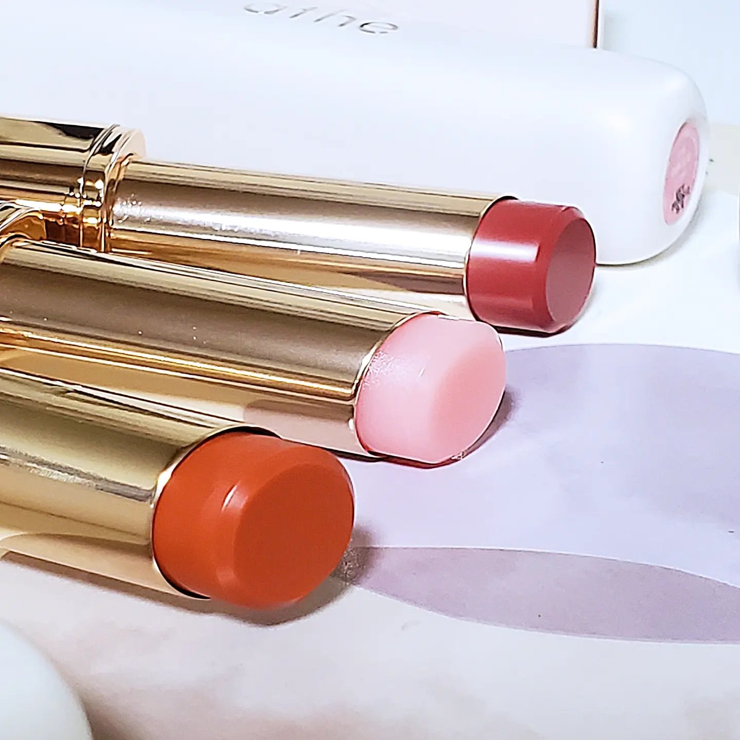 オーセンティック リップ バーム/athé/口紅を使ったクチコミ（2枚目）