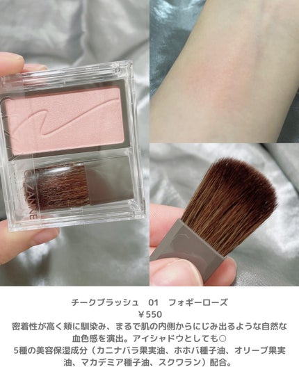 チークブラッシュ/CEZANNE/パウダーチークを使ったクチコミ(6枚目)