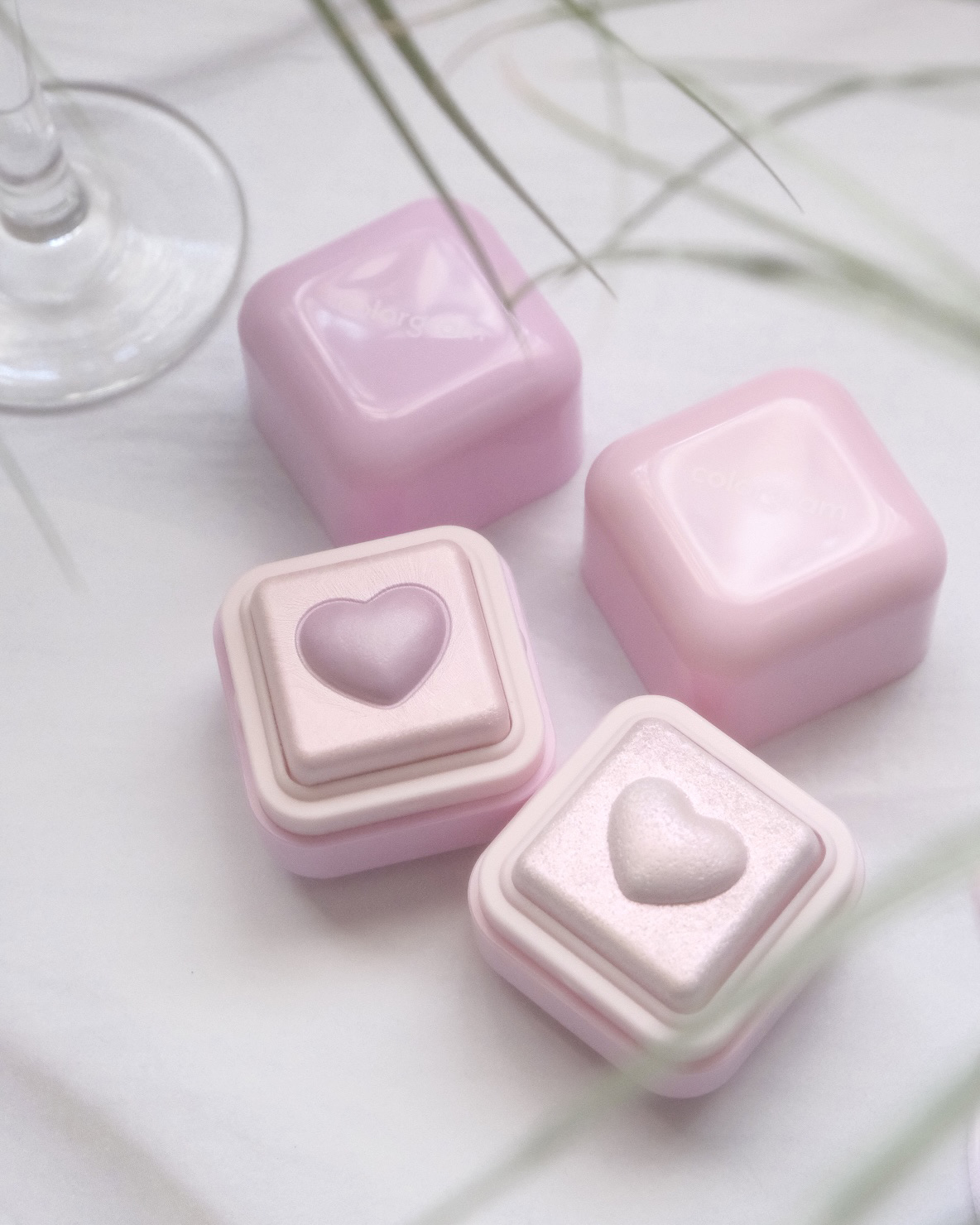 ミルクブリンハートライター/Colorgram/パウダーハイライトを使ったクチコミ（1枚目）