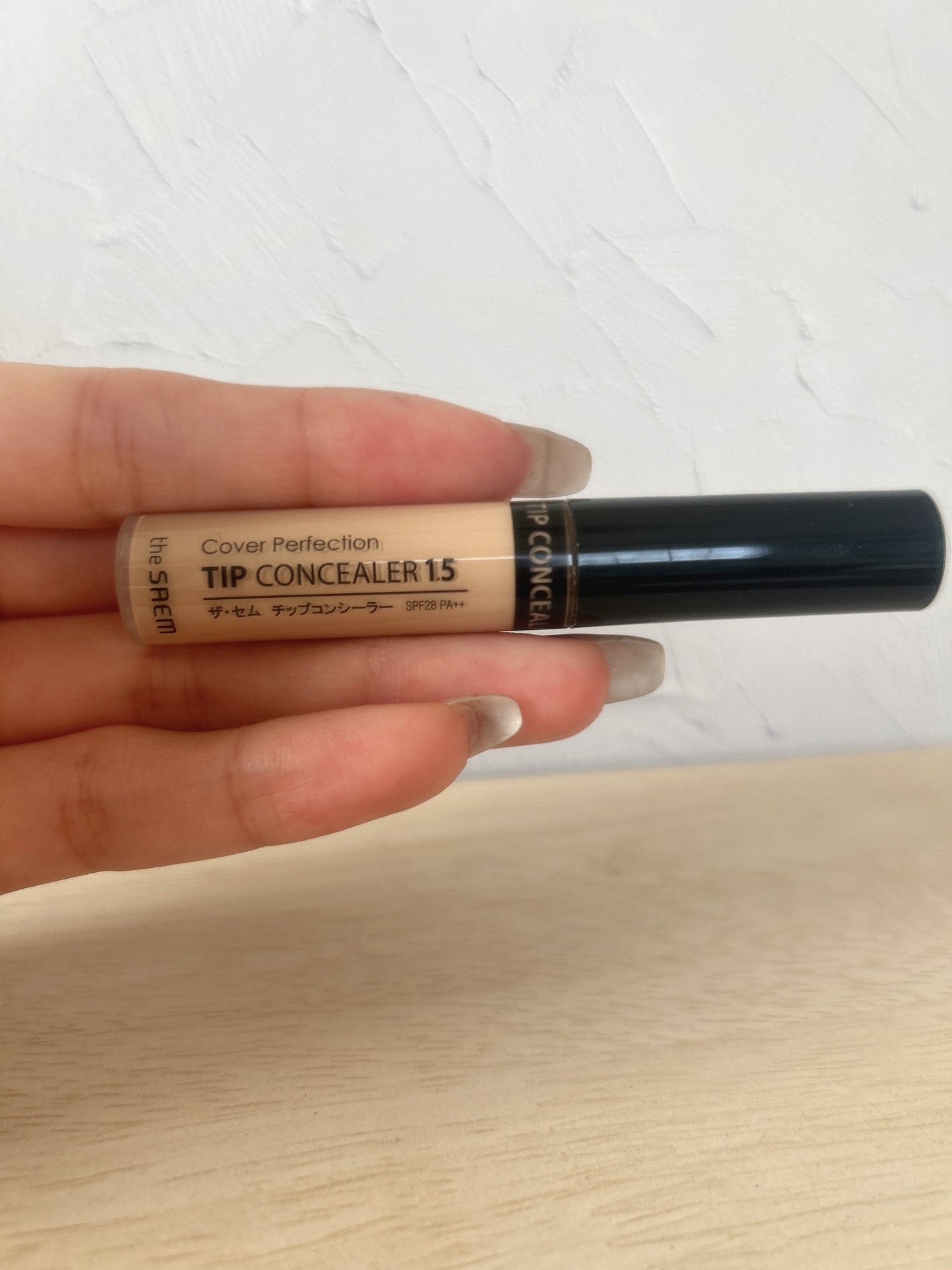 カバーパーフェクション チップコンシーラー/the SAEM/リキッドコンシーラーを使ったクチコミ(2枚目)