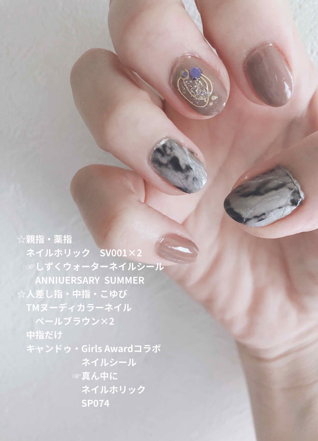 ネイルシール/キャンドゥ/ネイルシールを使ったクチコミ(1枚目)