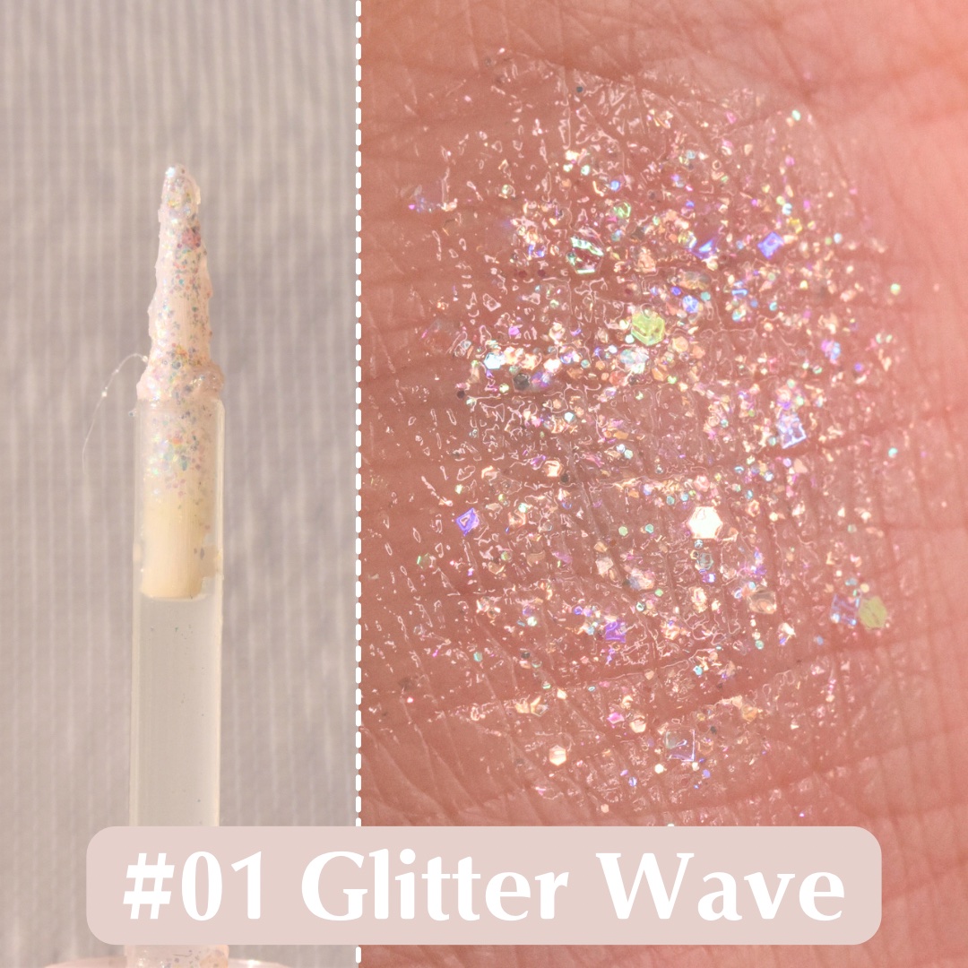 シュガー トゥインクル リキッド グリッター/PERIPERA/グリッターを使ったクチコミ（2枚目）