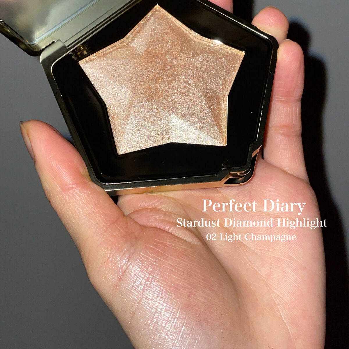 スターダストダイヤモンドハイライトパウダー/PERFECT DIARY/パウダーハイライトを使ったクチコミ(2枚目)