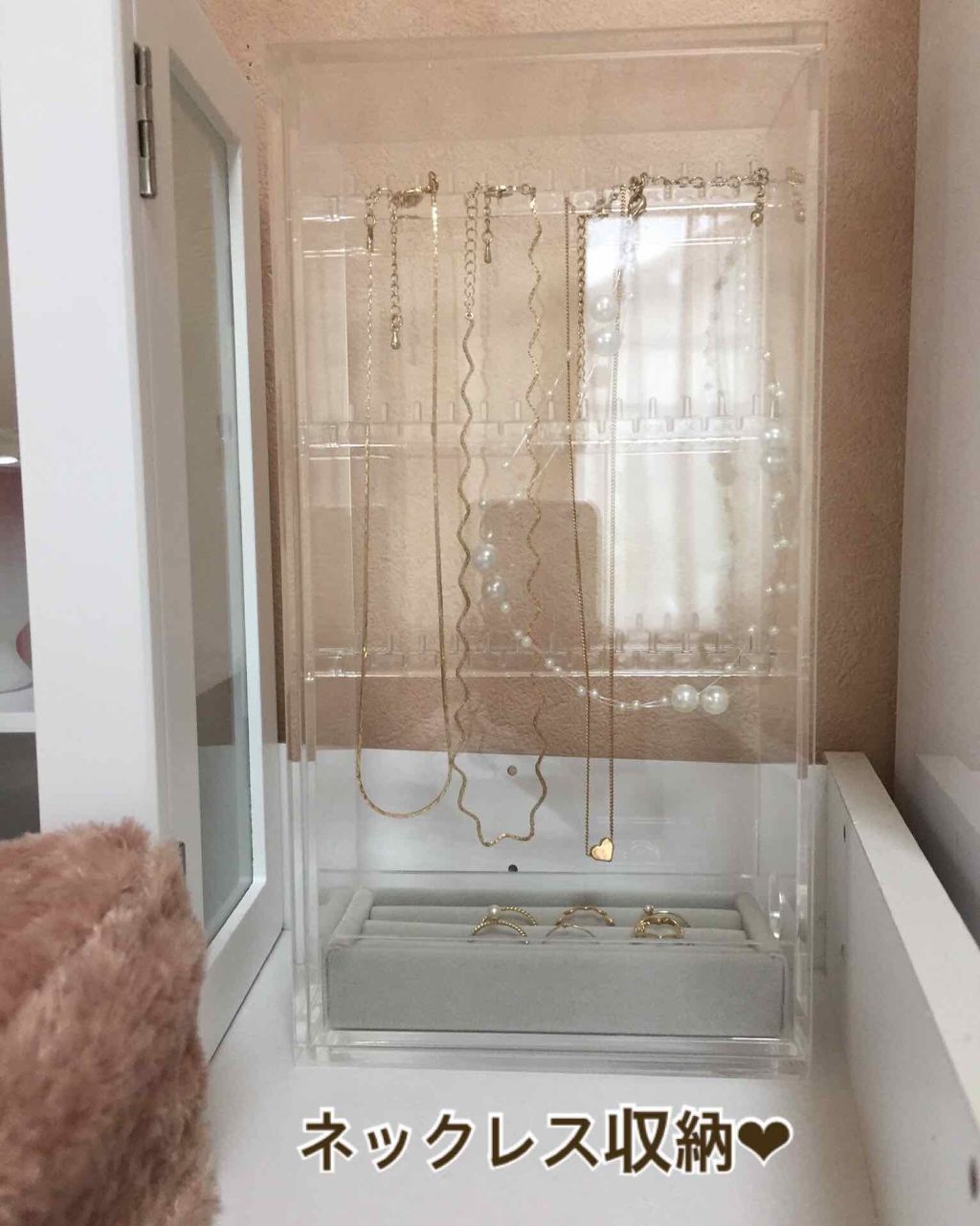 アクリルネックレス・ピアススタンド/無印良品/その他を使ったクチコミ（1枚目）