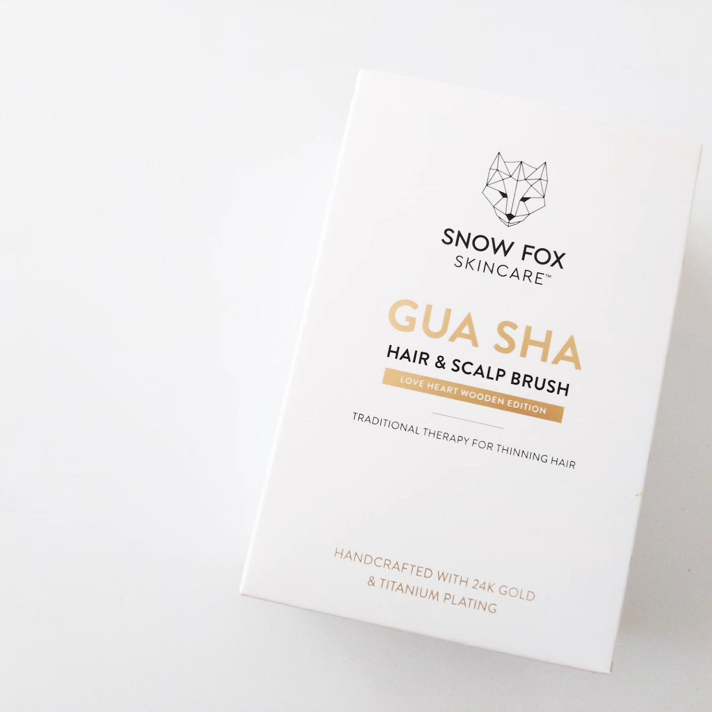 プレミアム FOX カッサ ウッド ミニハート ヘアブラシ/SNOW FOX SKINCARE/ヘアブラシを使ったクチコミ(2枚目)