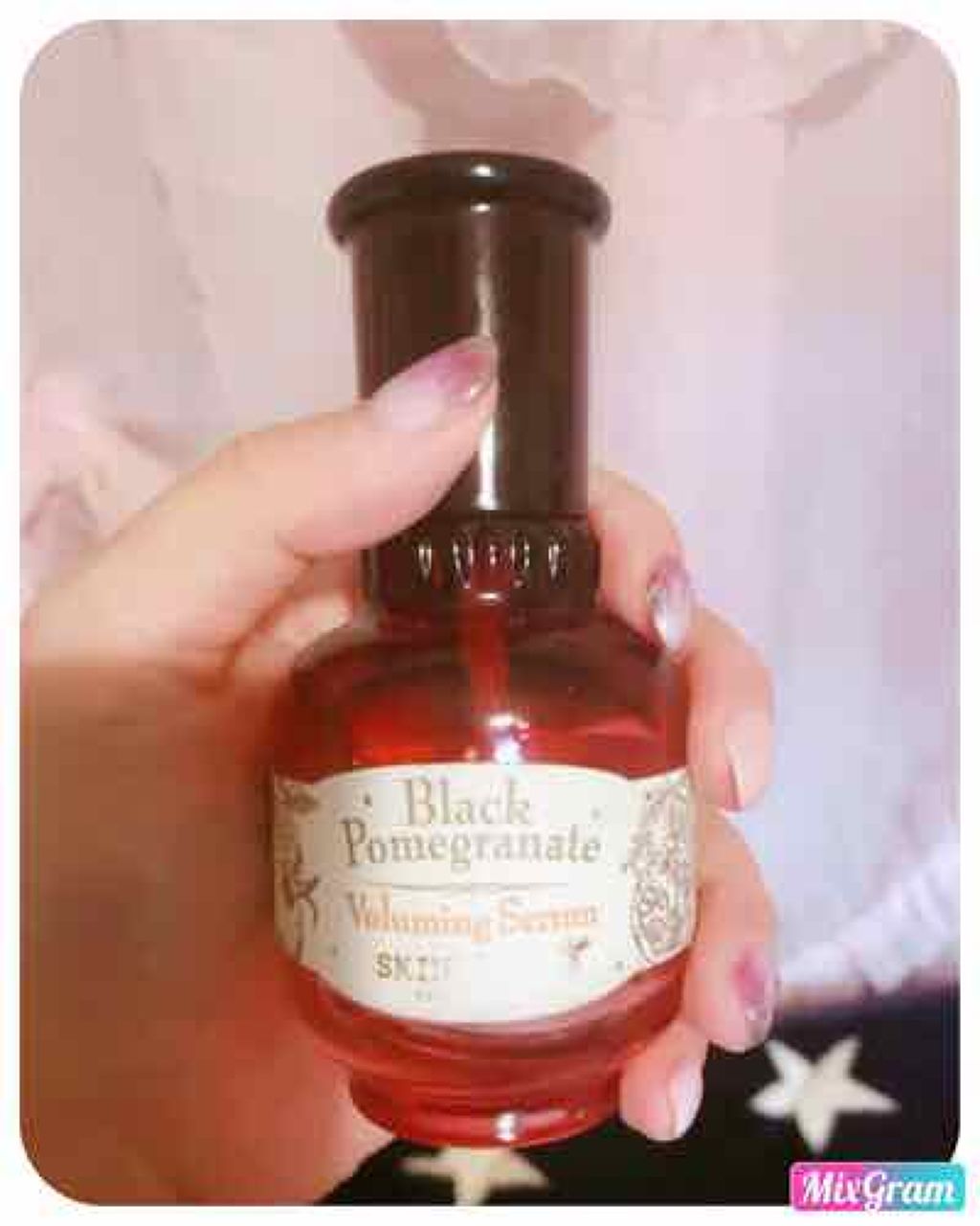 黒ザクロ ボリューミングセラム/SKINFOOD/美容液を使ったクチコミ（1枚目）