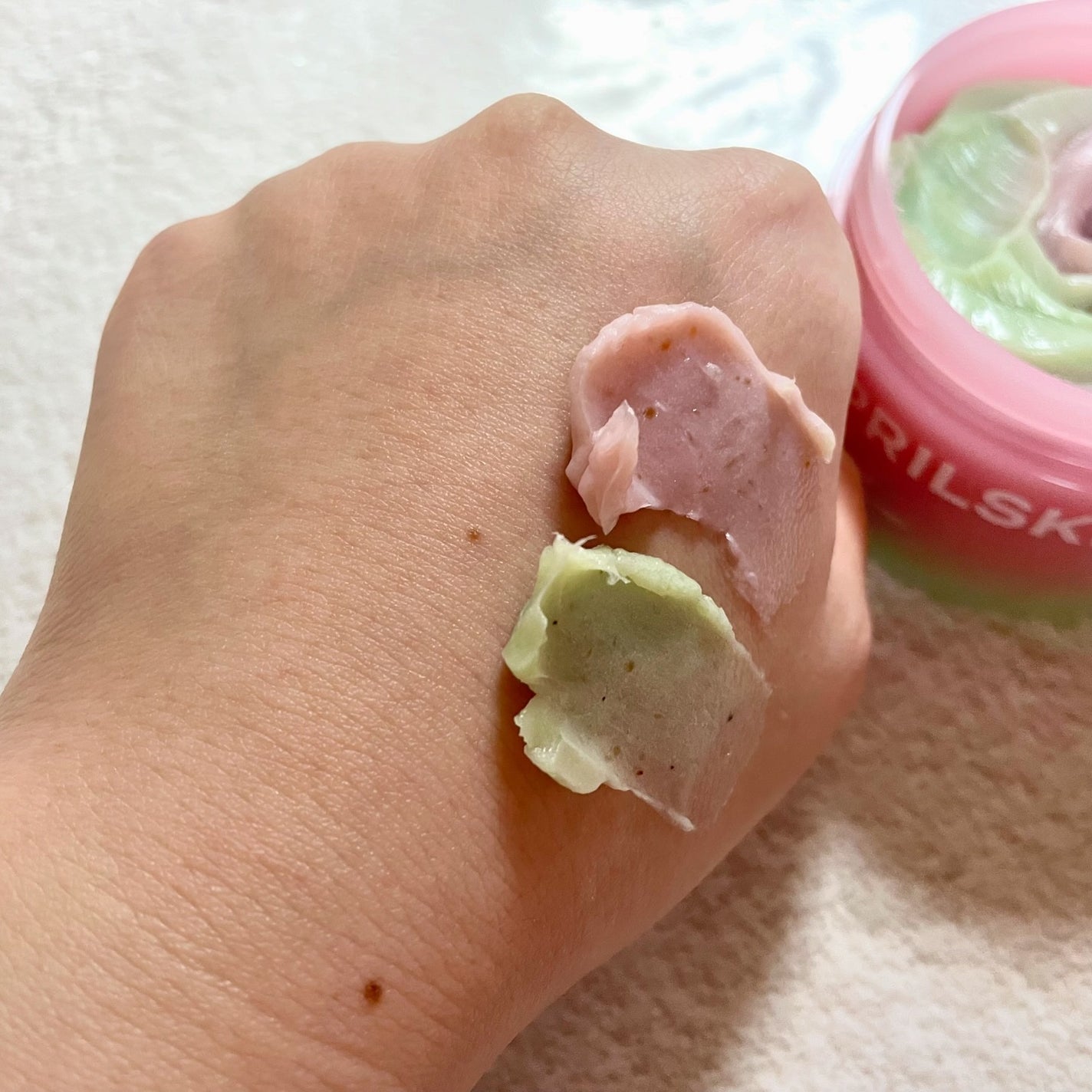 ピンクアロエメレンゲクレンザー/APRILSKIN/その他洗顔料を使ったクチコミ(3枚目)