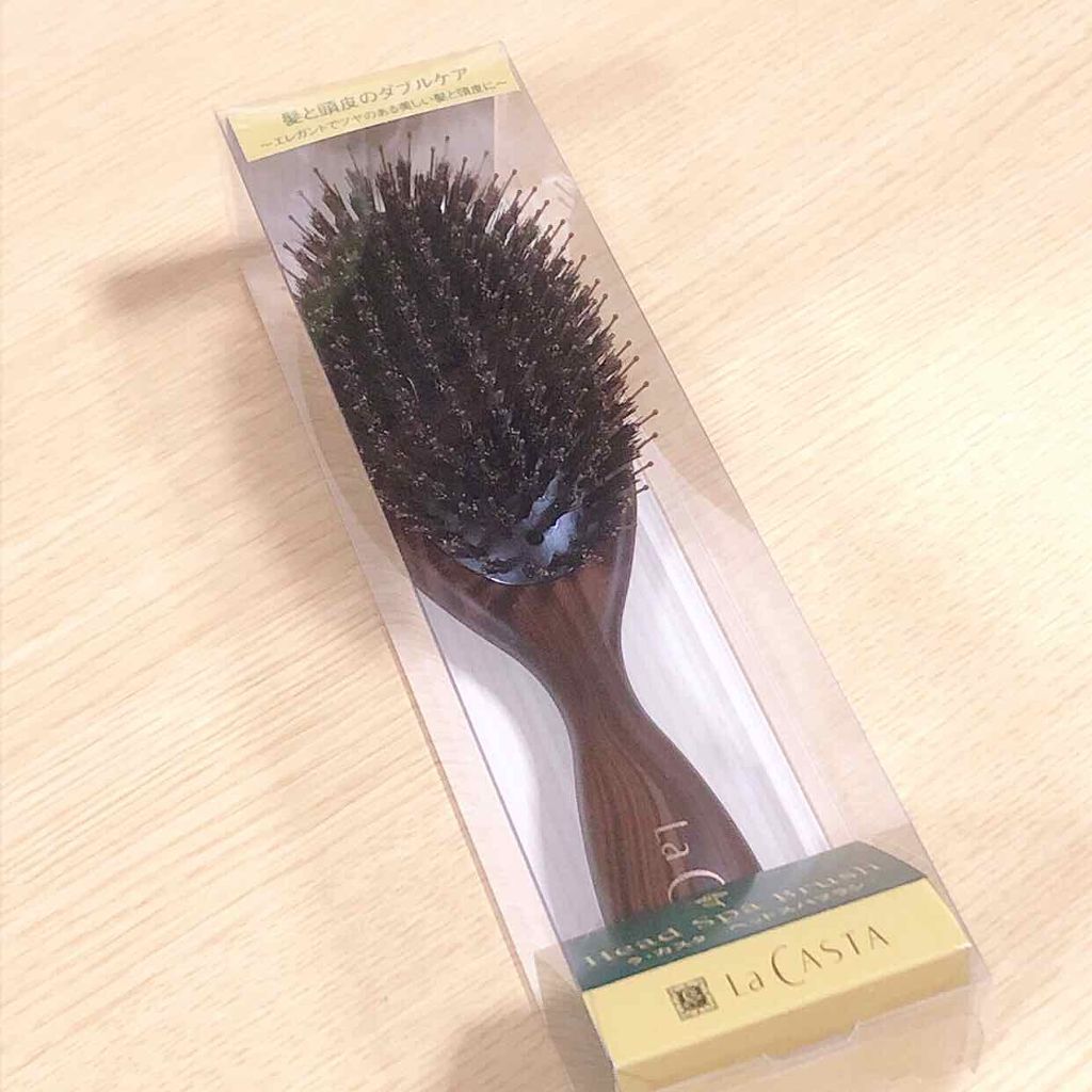 ヘッドスパ ブラシ/ラ・カスタ/ヘアブラシを使ったクチコミ(3枚目)