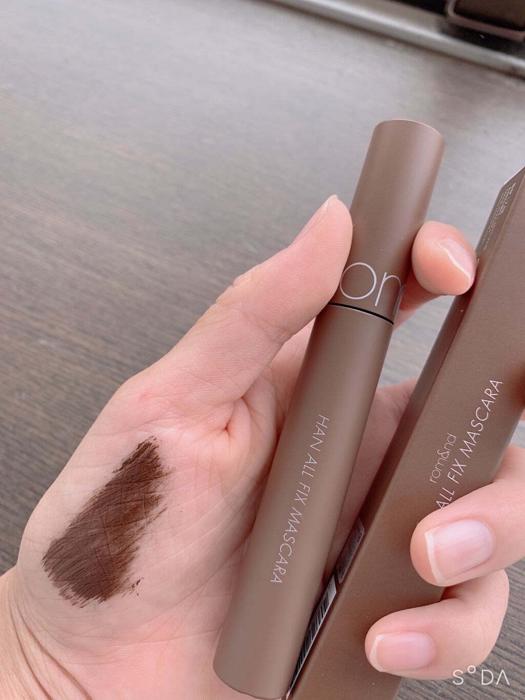 ハンオールフィックスマスカラ/rom&nd/マスカラを使ったクチコミ(2枚目)