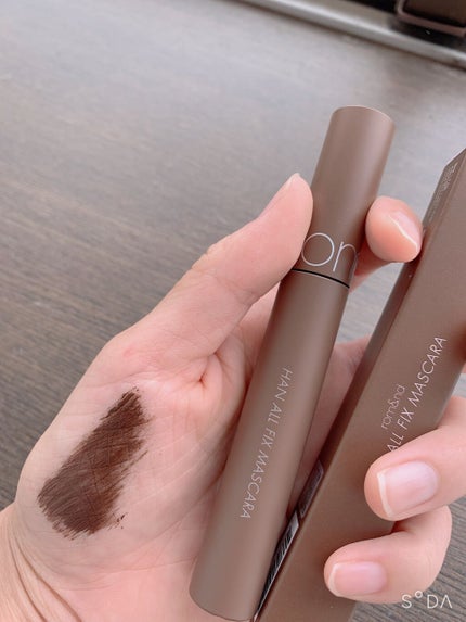 ハンオールフィックスマスカラ/rom&nd/マスカラを使ったクチコミ(2枚目)