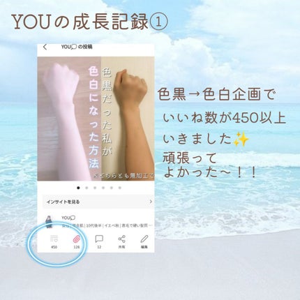 YOU✰⋆ on LIPS 「今日でLIPSを初めてから一年が経ちました!!今回は私の成長記..」(2枚目)