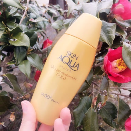 スーパーモイスチャージェルゴールド/スキンアクア/日焼け止めジェルを使ったクチコミ(1枚目)
