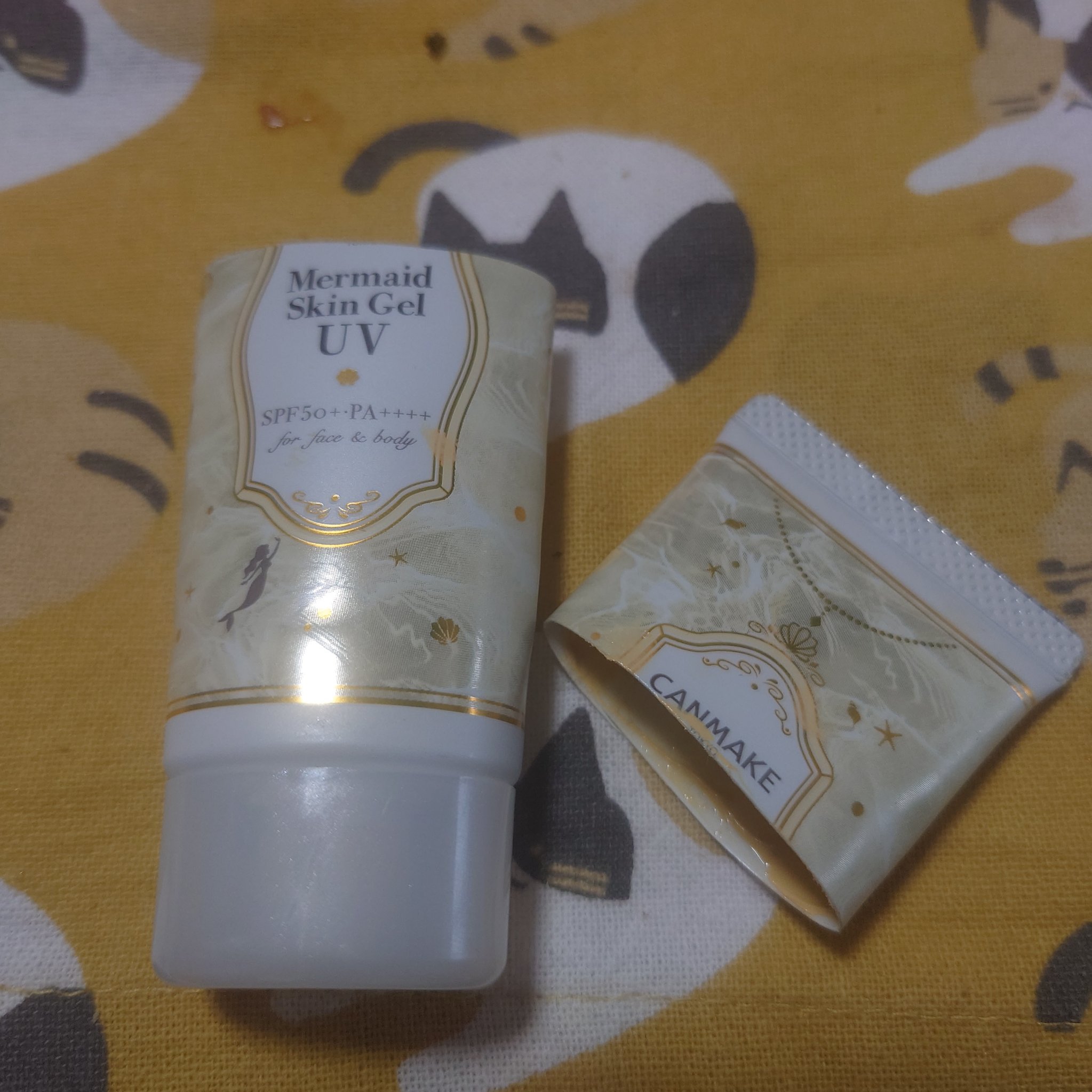 マーメイドスキンジェルUV/キャンメイク/日焼け止めジェルを使ったクチコミ（1枚目）