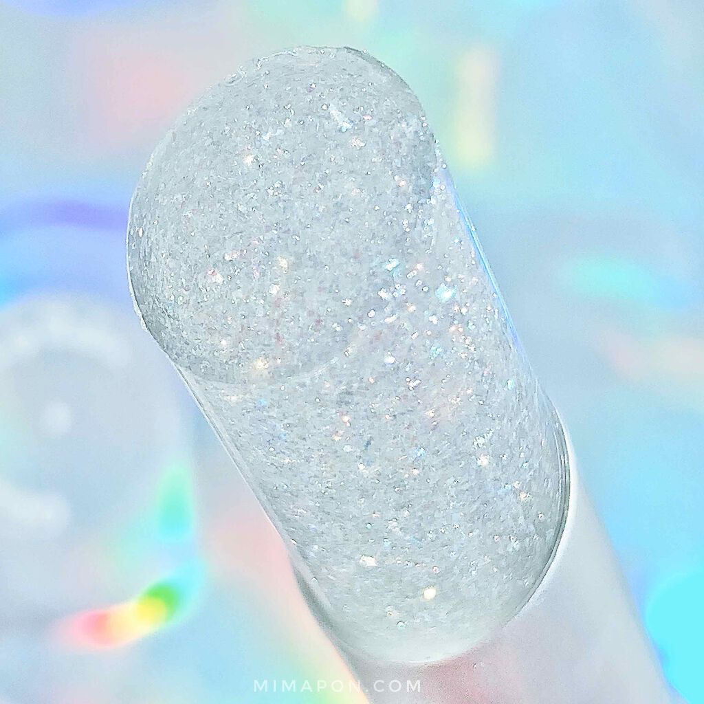 グリッタリーウェブリップバーム/unleashia/リップケアを使ったクチコミ（2枚目）