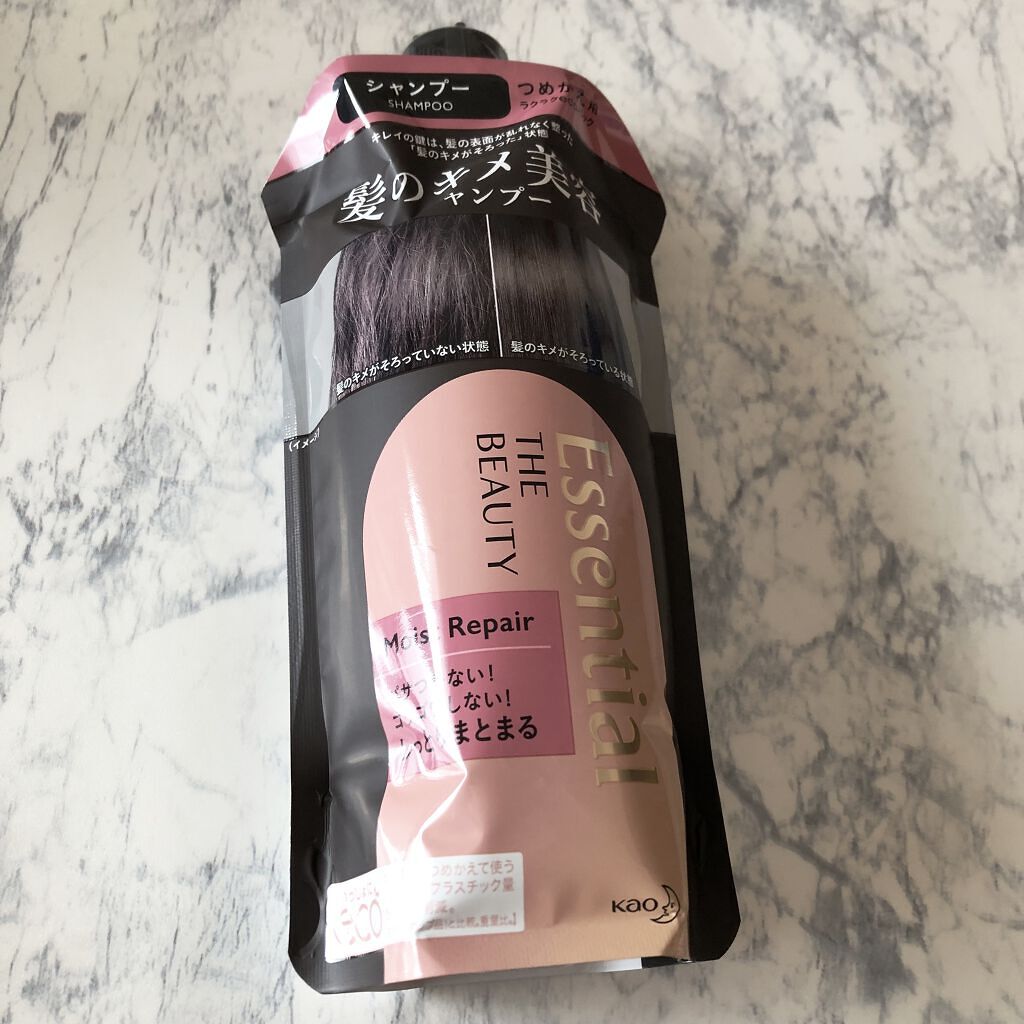 THE BEAUTY 髪のキメ美容シャンプー／コンディショナー＜モイストリペア＞	 シャンプー/エッセンシャル/市販シャンプーを使ったクチコミ（1枚目）