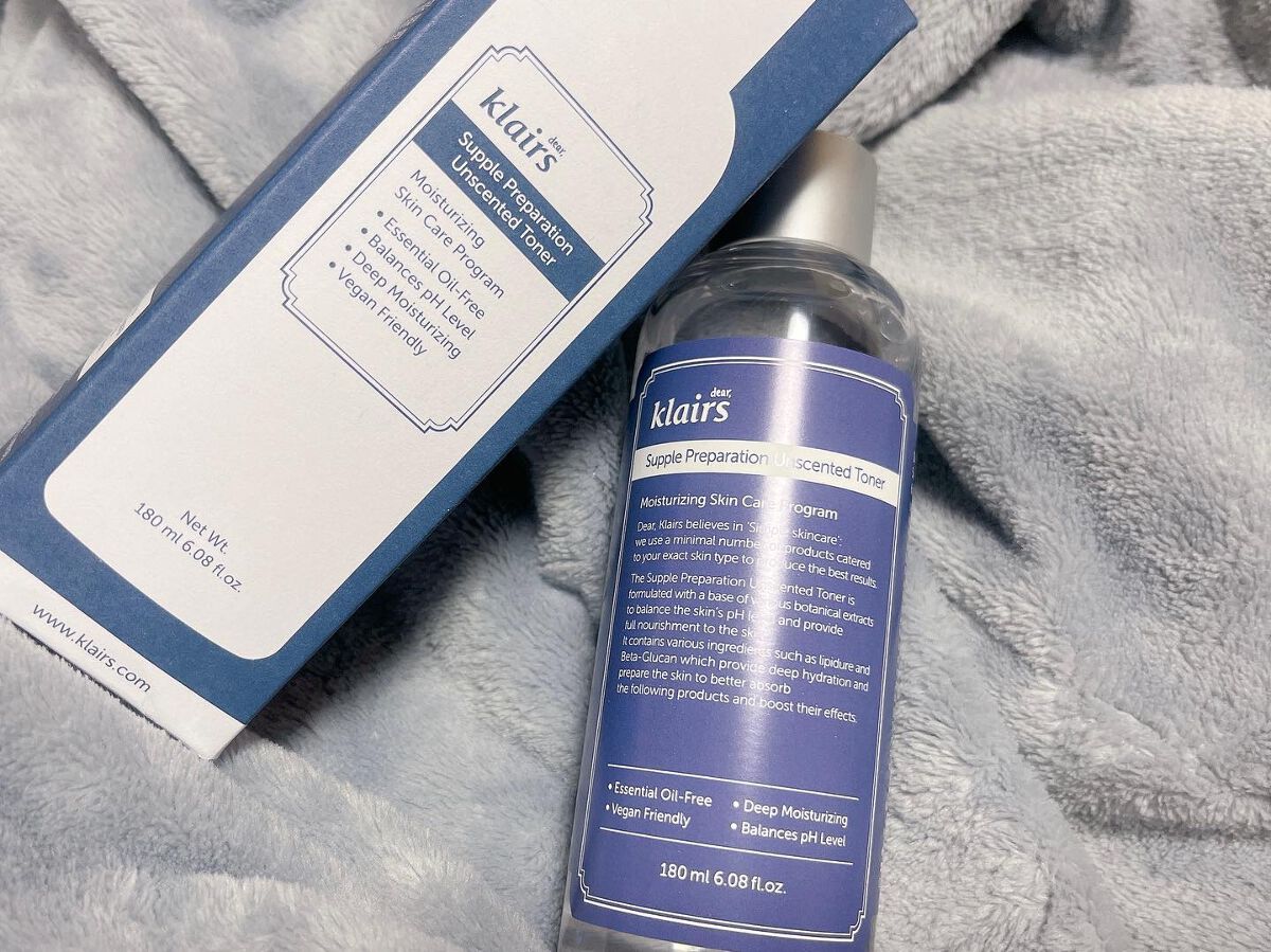 サプルプレパレーションアンセンテッドトナー(180ml)/Klairs/化粧水を使ったクチコミ（1枚目）