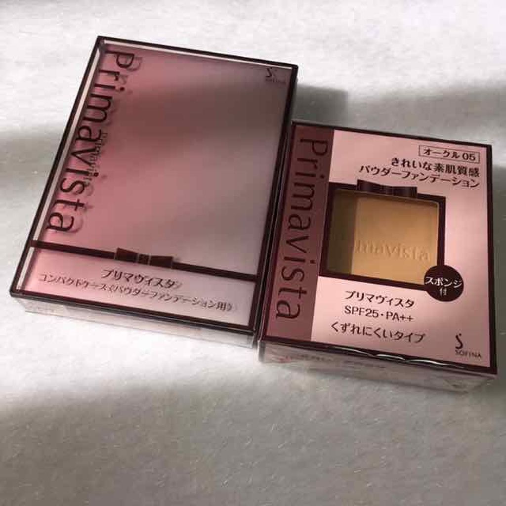 くずれにくい きれいな素肌質感パウダーファンデーション/プリマヴィスタ/パウダーファンデーションを使ったクチコミ(1枚目)