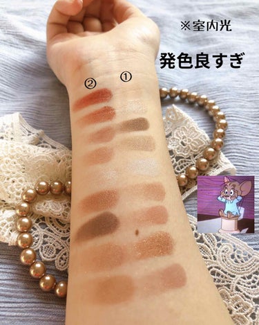 UR GLAM　BLOOMING EYE COLOR PALETTE/U R GLAM/パウダーアイシャドウを使ったクチコミ（3枚目）