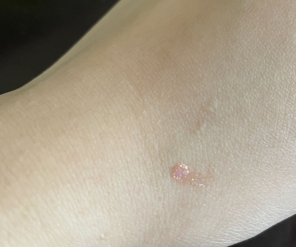 シュガー トゥインクル リキッド グリッター/PERIPERA/グリッターを使ったクチコミ（3枚目）