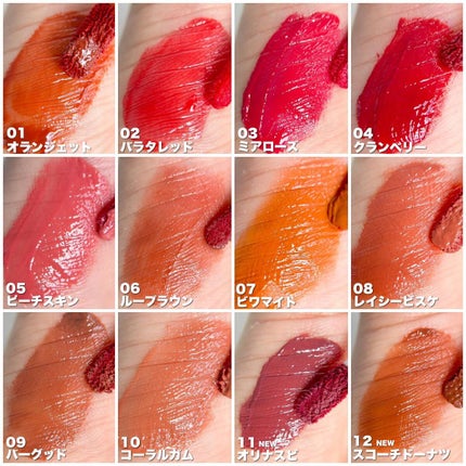 ジューシーリブティント/RICAFROSH/リップティントを使ったクチコミ(4枚目)