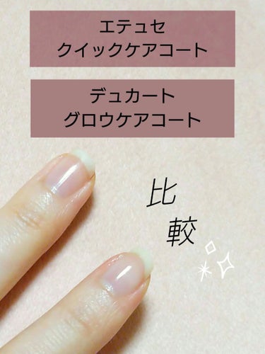 クイックケアコート/ettusais/ネイルオイル・トリートメントを使ったクチコミ（1枚目）