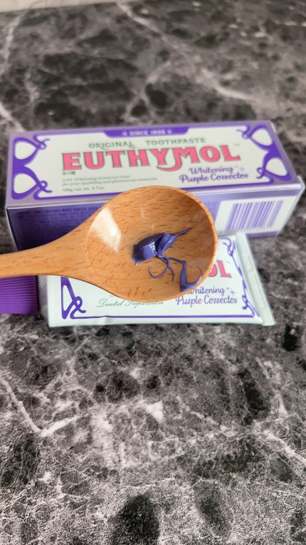 ホワイトパープル歯みがき ピーチフローラルミントの香り/EUTHYMOL/歯磨き粉を使ったクチコミ(2枚目)