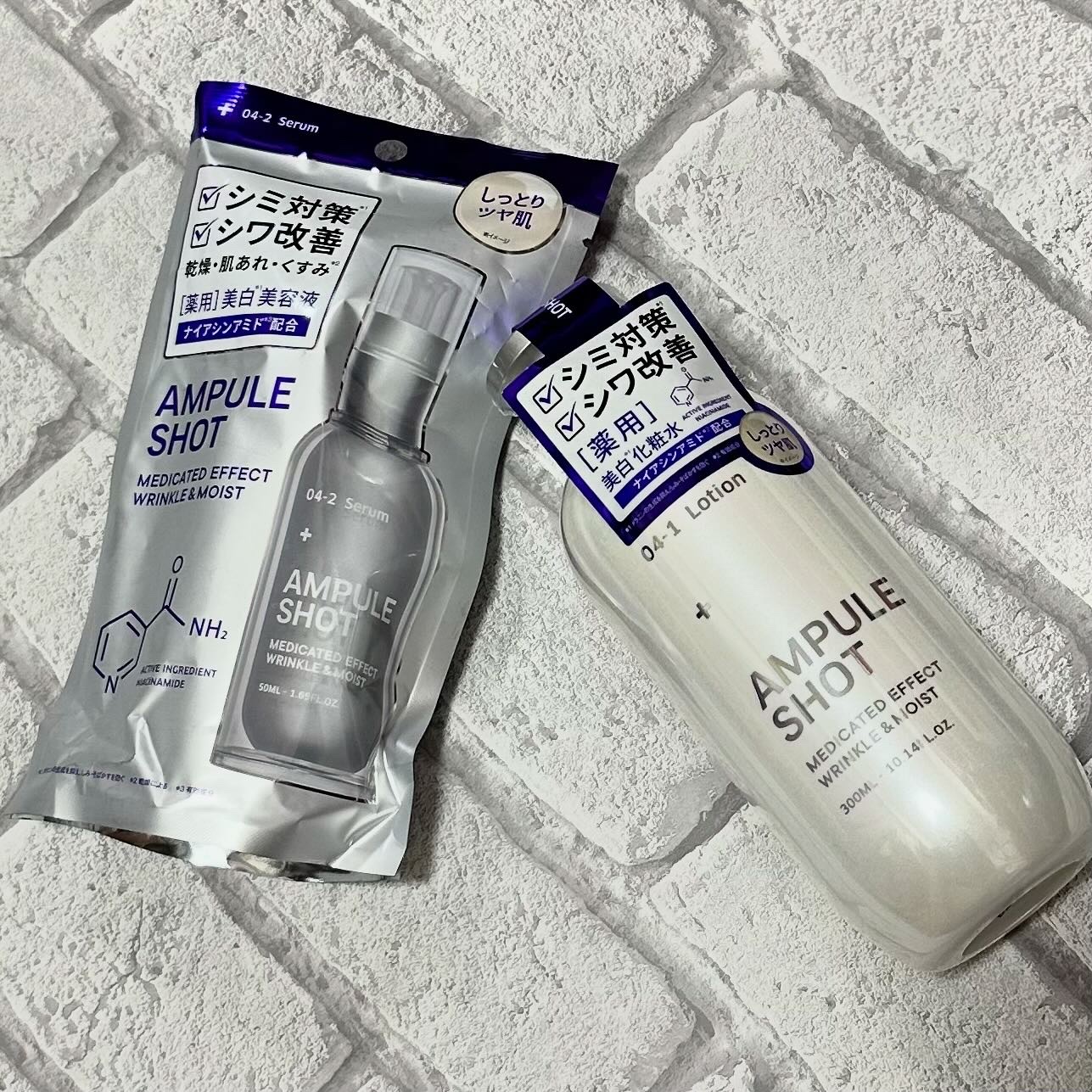 薬用 エフェクト リンクル＆モイスト セラム/AMPULE SHOT/美容液を使ったクチコミ（1枚目）