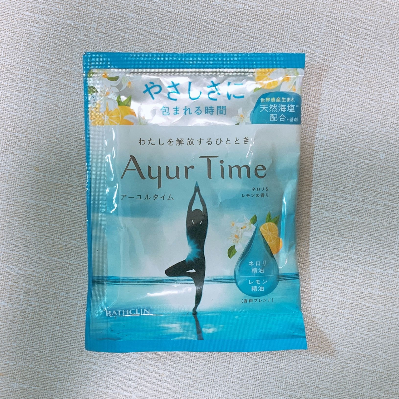 Ayur Time（アーユルタイム） ネロリ＆レモンの香り 40g/アーユルタイム/無機塩系入浴剤を使ったクチコミ（1枚目）