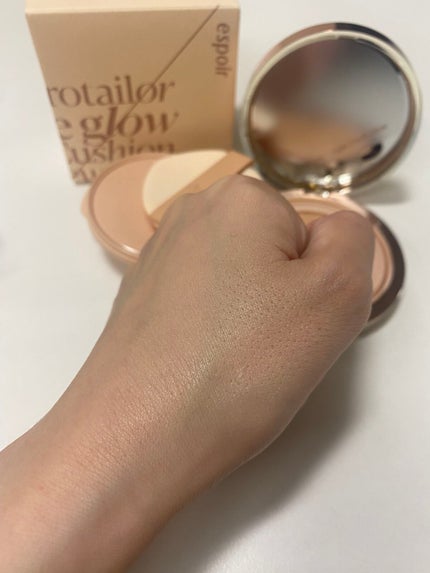 プロテーラービーグロウクッション ニュークラス/espoir/クッションファンデーションを使ったクチコミ(5枚目)