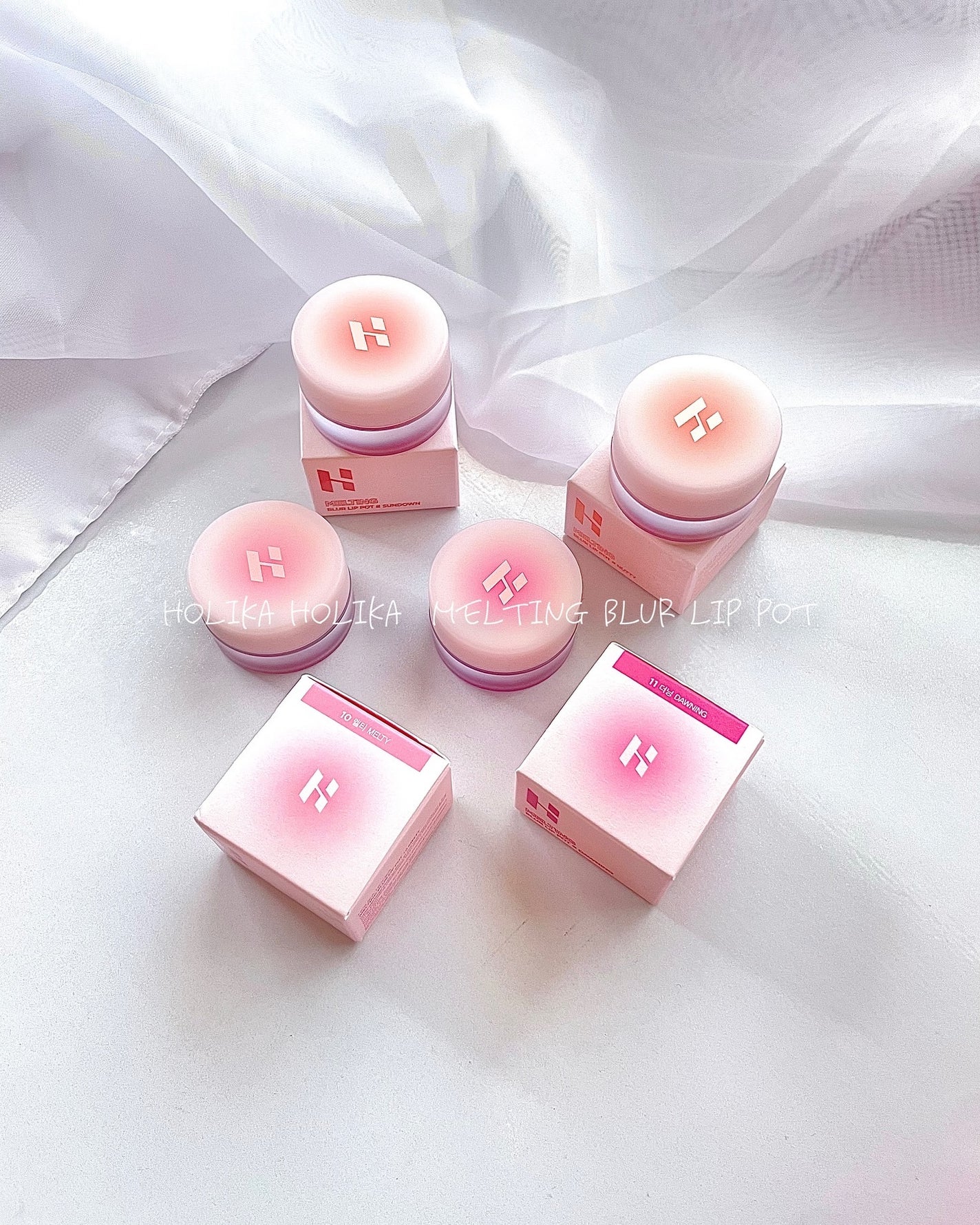 メルティングブラーリップポット/HOLIKA HOLIKA/口紅を使ったクチコミ(2枚目)