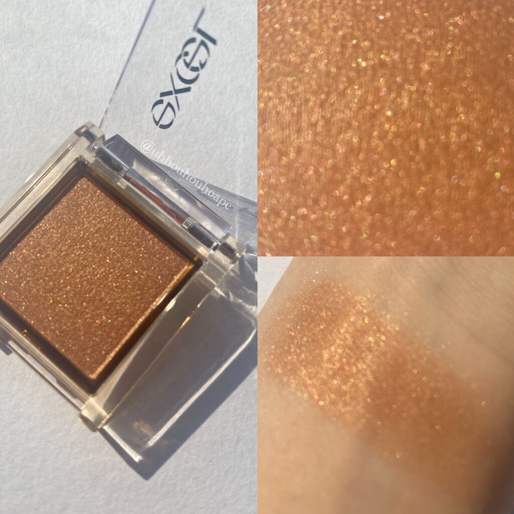 アイプランナー G03 バタースコッチ/excel/単色アイシャドウを使ったクチコミ（2枚目）