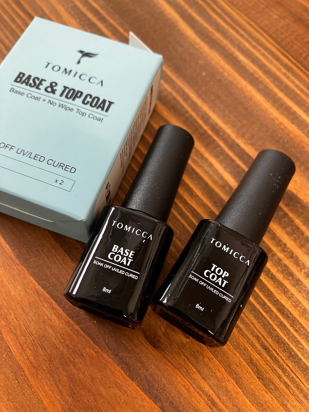 TOMICCA ジェルネイル ベースコート トップコート/TOMICCA/ネイルトップコートを使ったクチコミ(1枚目)