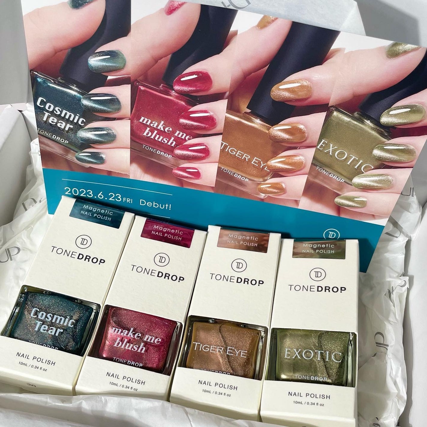 TONE DROP ネイルポリッシュ/D-UP/マニキュアを使ったクチコミ(8枚目)